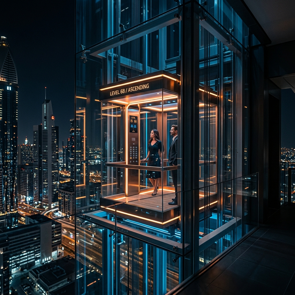 Modern Elevator Interior